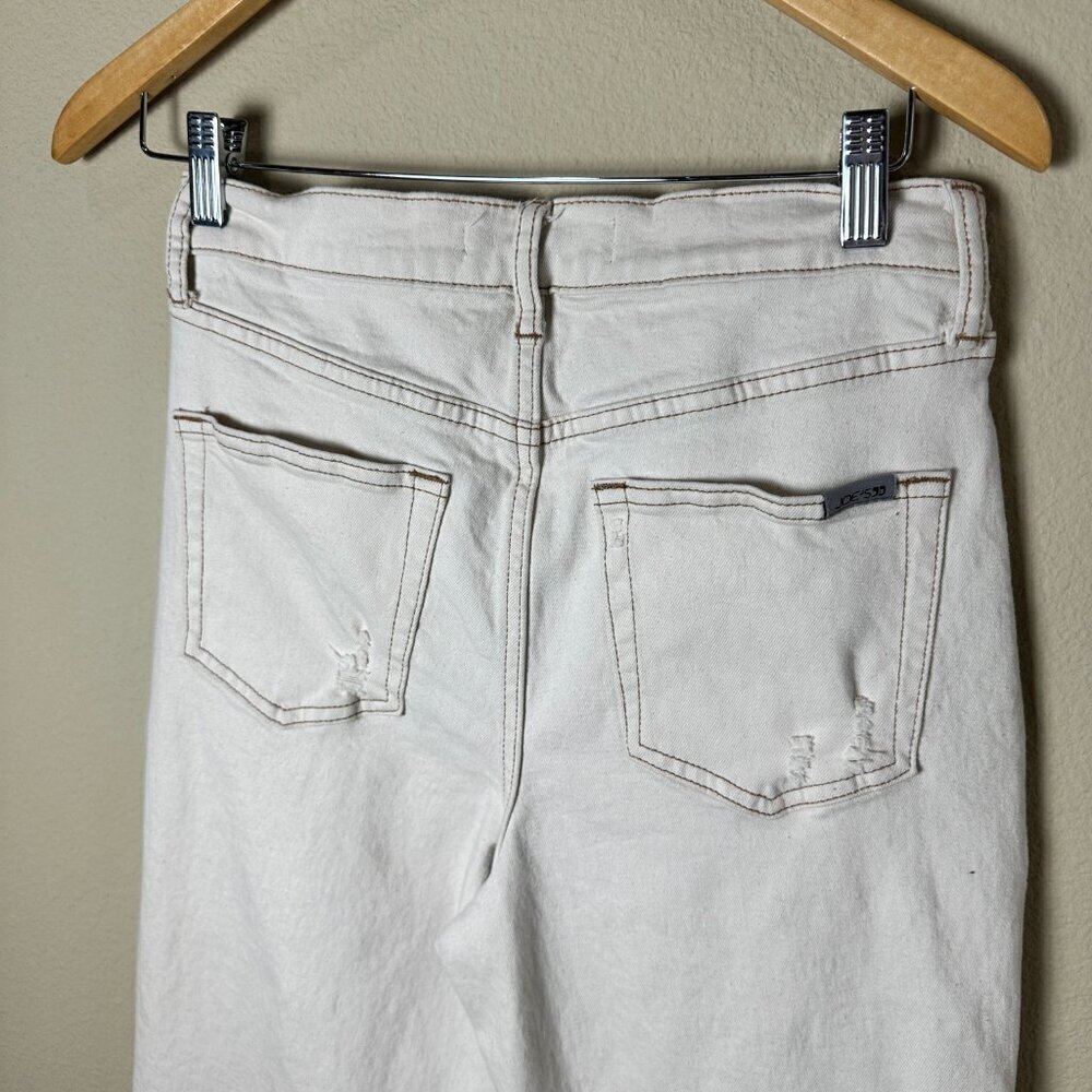 JOE'S High-Rise Wide Leg Hitomi Distressed Denim Jeans Size 29 - Picture 9 of 11